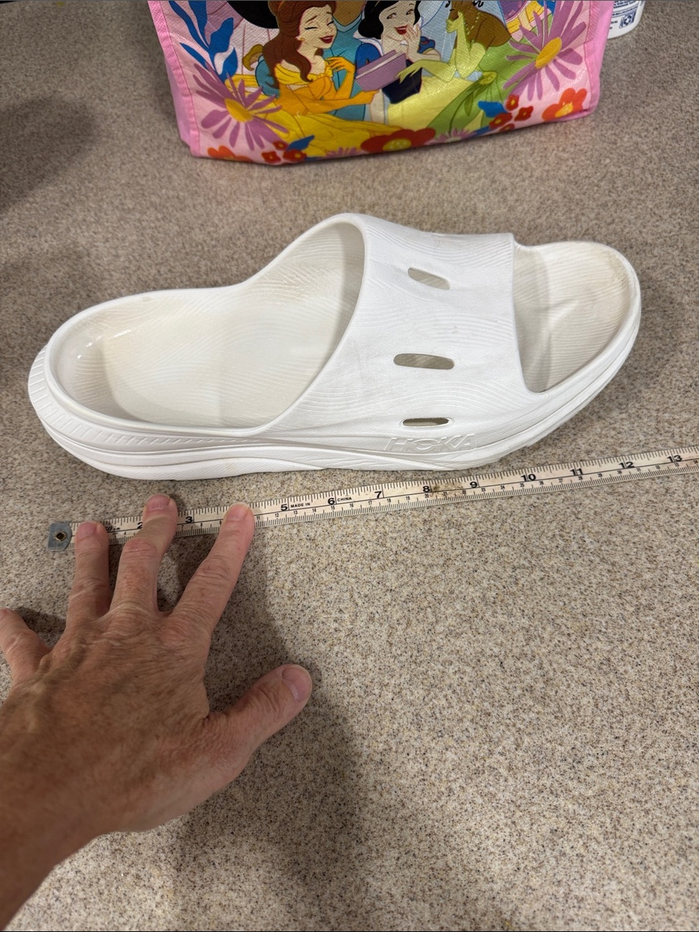 Hoka recovery slides White Slide Sandals - Cushioned Platform Look - Picture 5 of 5
